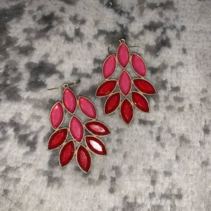 Ombré dangle earrings